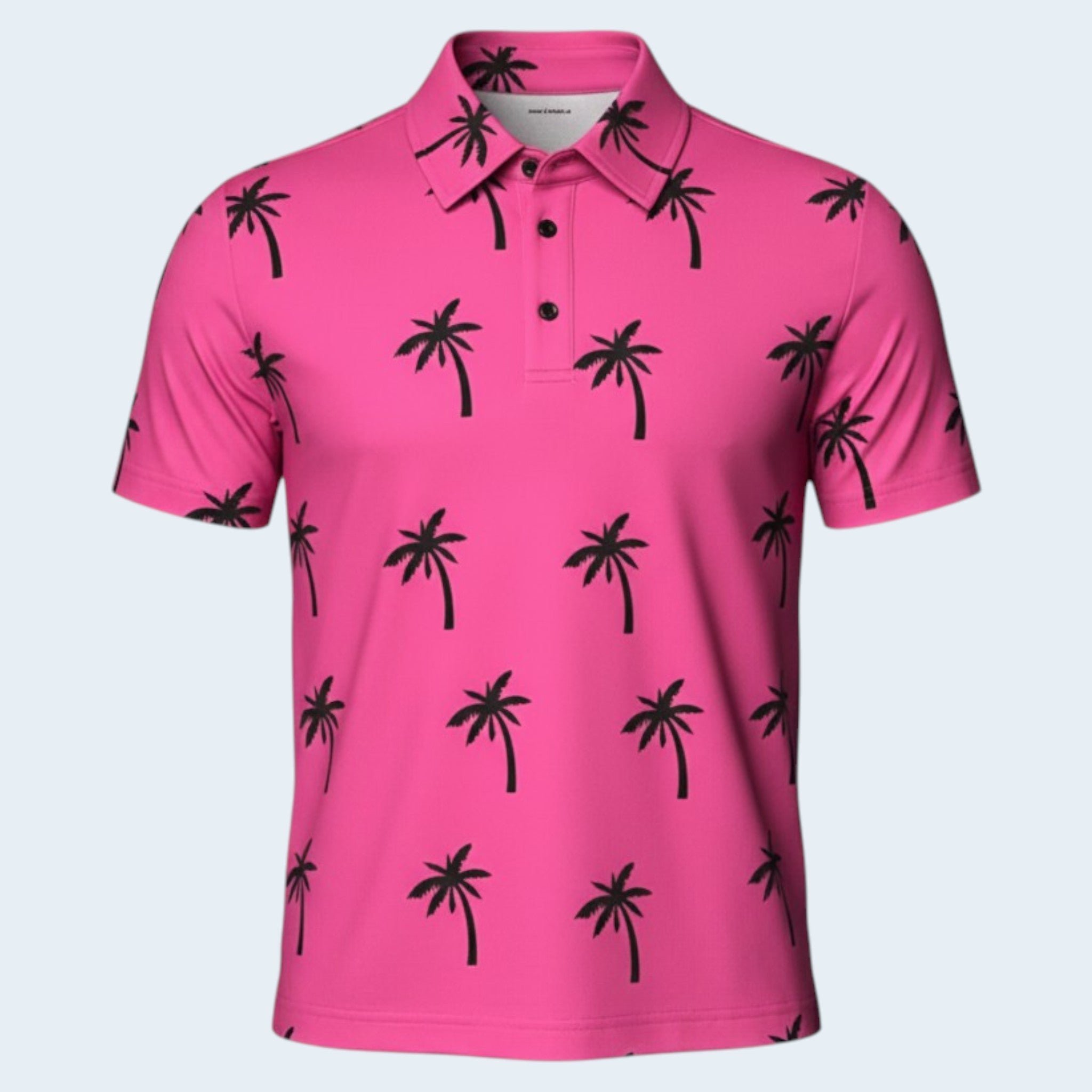 Easy Par Night Palms Mens Polo